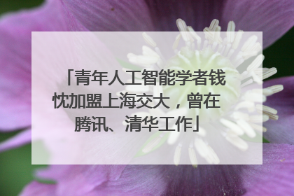 青年人工智能学者钱忱加盟上海交大，曾在腾讯、清华工作
