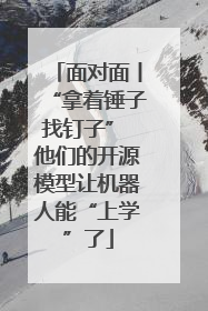 面对面丨“拿着锤子找钉子” 他们的开源模型让机器人能“上学”了