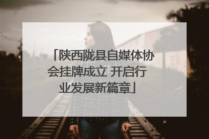 陕西陇县自媒体协会挂牌成立 开启行业发展新篇章