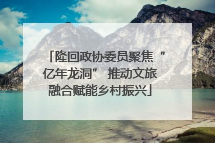 隆回政协委员聚焦“亿年龙洞” 推动文旅融合赋能乡村振兴