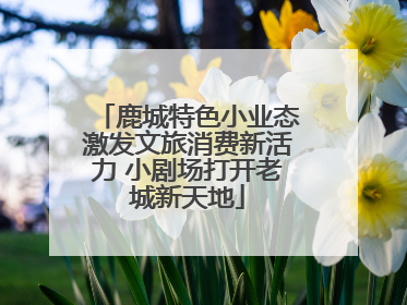 鹿城特色小业态激发文旅消费新活力 小剧场打开老城新天地