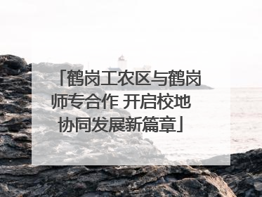 鹤岗工农区与鹤岗师专合作 开启校地协同发展新篇章